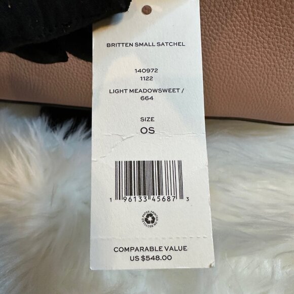 NWT Tory Burch Leather Britten Small Satchel Bag - Picture 3 of 12